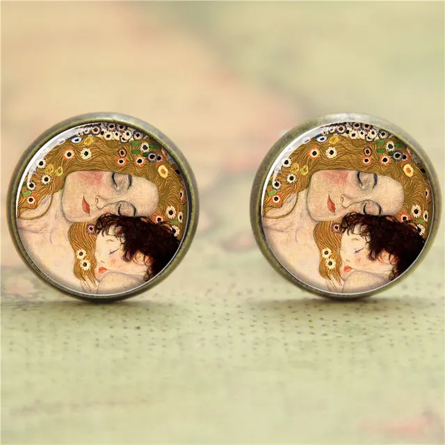 10pairs Lot Symbolism Earring Mother Hug Her Child Gl 10pairs Lot Symbolism Earring Mother Hug Her Child Gl Photo Klimt Jewelry