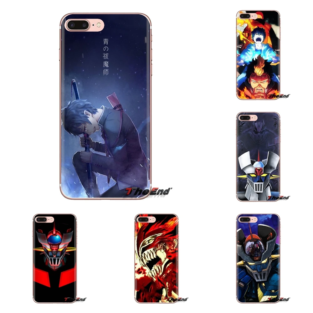 Для iPod Touch Apple iPhone 4 4S 5 5S SE 5C 6 6S 7 8 X XR XS Plus MAX отбеливатель синий Exorcist Mazinger Z мягкий