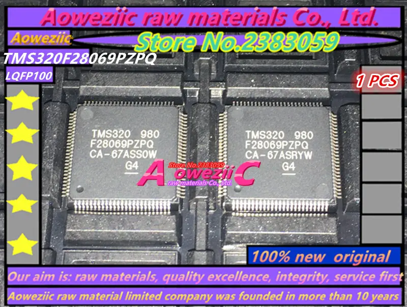 Aoweziic 100% Новый оригинальный микропроцессор TMS320F28069PZPQ QFP100 32 бит | Электроника