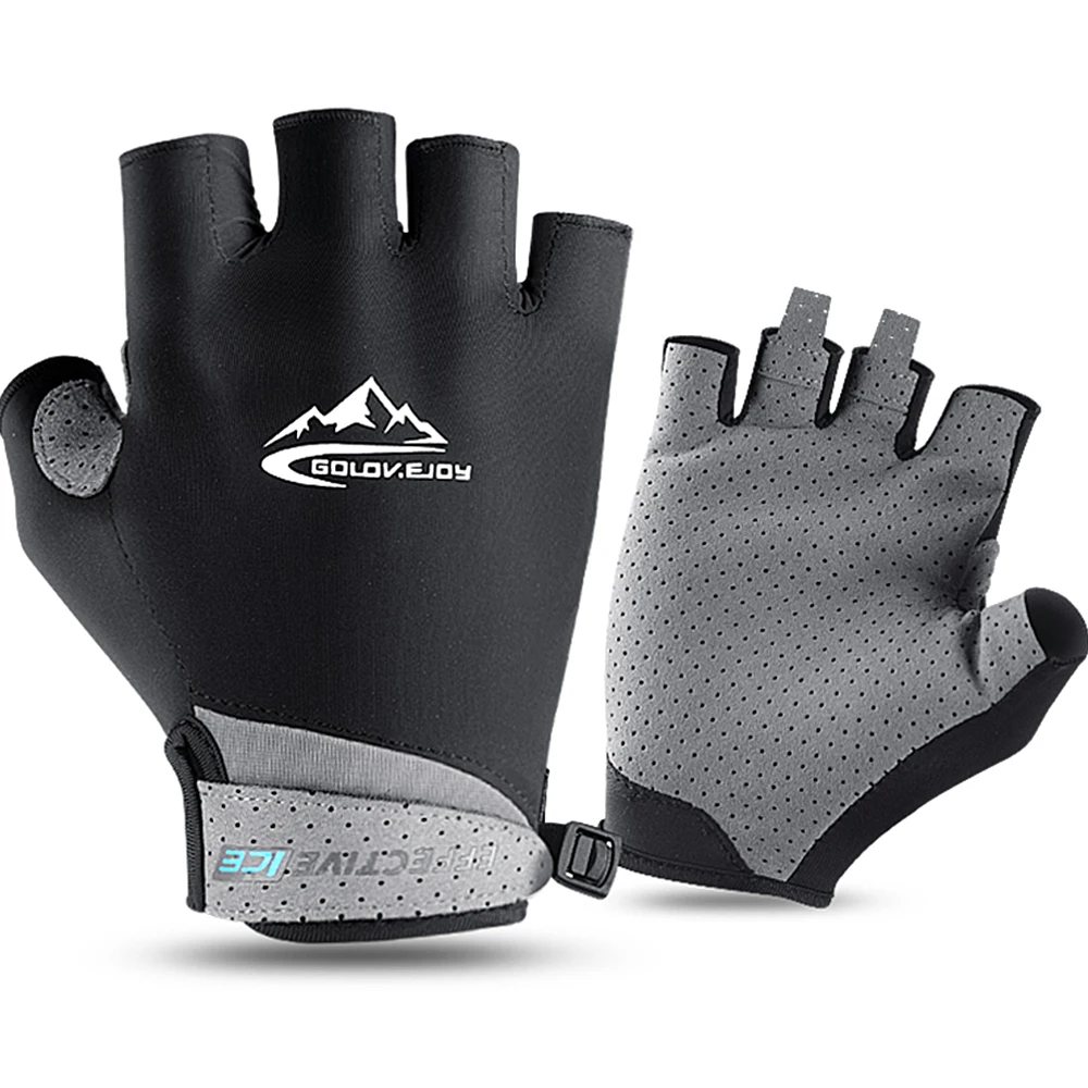 

Half Finger Golf Gloves Golf Accessories Absorbent Cooling Gloves UV Protective Golf Cycling Fishing Fitness Gloves Men Women