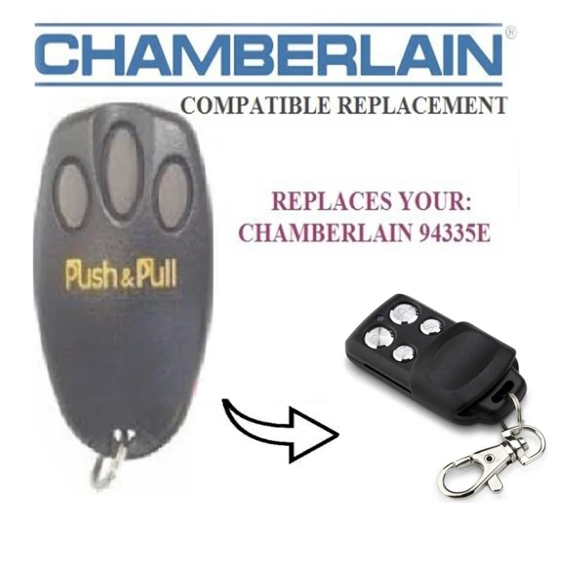 

2pcs Best sale! Chamberlain liftmaster 94335e replacement garage door remote control Rolling code 433.92MHZ free shipping