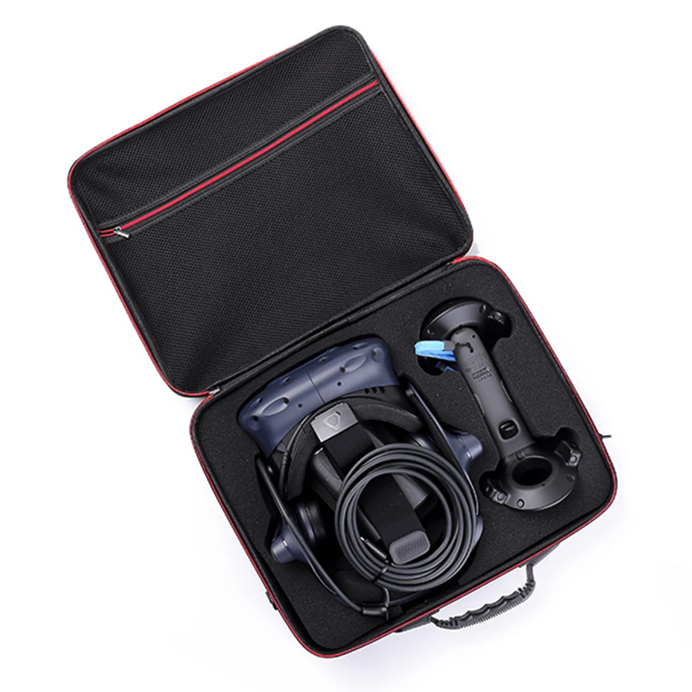 Новый EVA жесткий портативный чехол для переноски сумка с твердым каркасом Travell хранение чемоданов чехол для htc VIVE Pro VR виртуальной реальности... Новый EVA жесткий портативный чехол для переноски сумка с твердым каркасом Travell хранение чемоданов чехол для htc VIVE Pro VR виртуальной реальности...