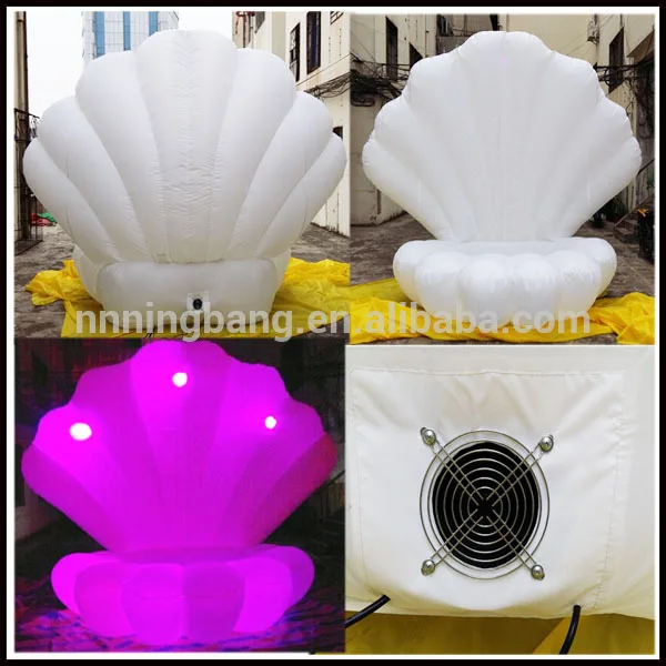

Free shipping diameter 2.1m height 2.35m inflatable shell for event decoration