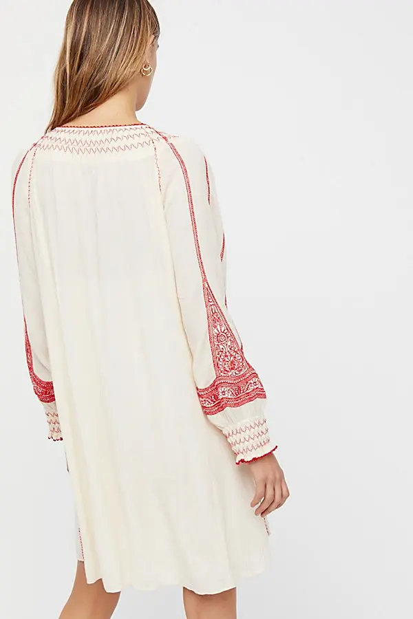 Harajuku народные женские платья с вышивкой Хиппи Boho Длинные весна 2020 дизайнерское