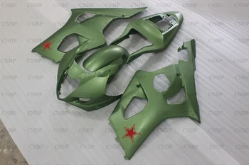 

GSX R 1000 2003 - 2004 K3 Full Body Kits for Suzuki GSXR1000 2003 Body Kits GSXR 1000 2004 Matter Green Plastic Fairings