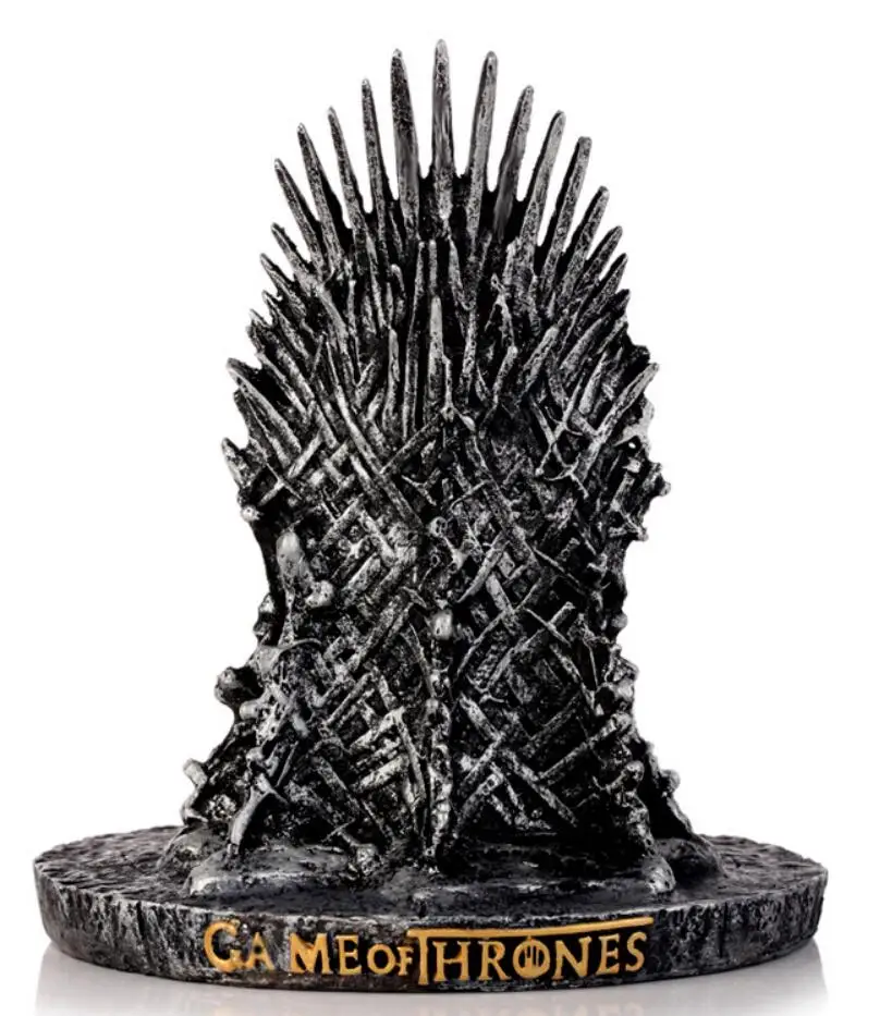 

GAME OF THRONES Figurine Toys Sword Chair Model Song Of Ice And Fire Sword Chair Iron Throne Desk Resin Process Gift