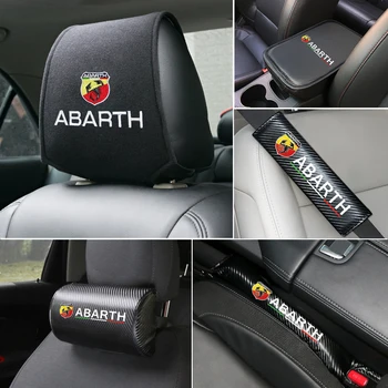 

Car Armrest Box Mat Leather Soft Central Armrest Console Box Pad Cover for fiat abarth Cushion Armrest Seat Protective Pad Mat