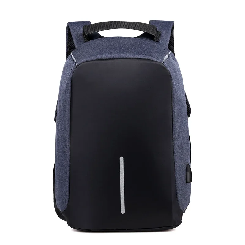 Рюкзак для ноутбука с usb зарядкой, рюкзак с защитой от кражи, мужской рюкзак для путешествий, Водонепроницаемый Школьный рюкзак, мужская сумка Mochila - Цвет: Blue