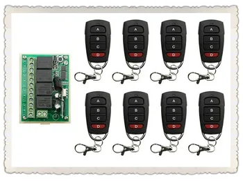 

DC12V 4CH RF Wireless Remote Control System teleswitch 8* transmitter +1* receiver universal gate remote control /radio receiver