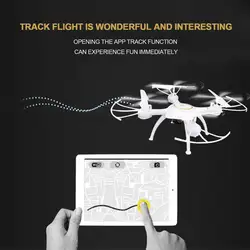 Радиоуправляемый Дрон 2,4 г 4-осевой гироскоп и светодио дный 720 P Wi-Fi Камера в режиме реального времени передачи высота Удержание 4CH