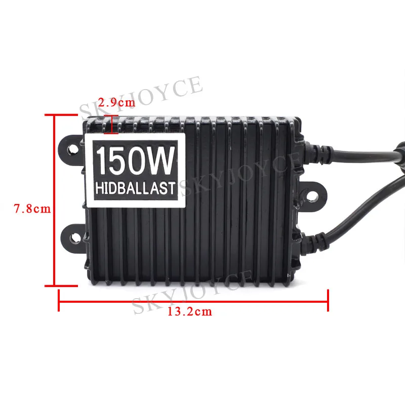 High Power AC 12V 150W HID Ballast Xenon Kit H1 H7 H11 HB3 HB4 D2H Car Headlight Bulb 3000K 4300K 6000K 150W Xenon Ballast Kit (5)