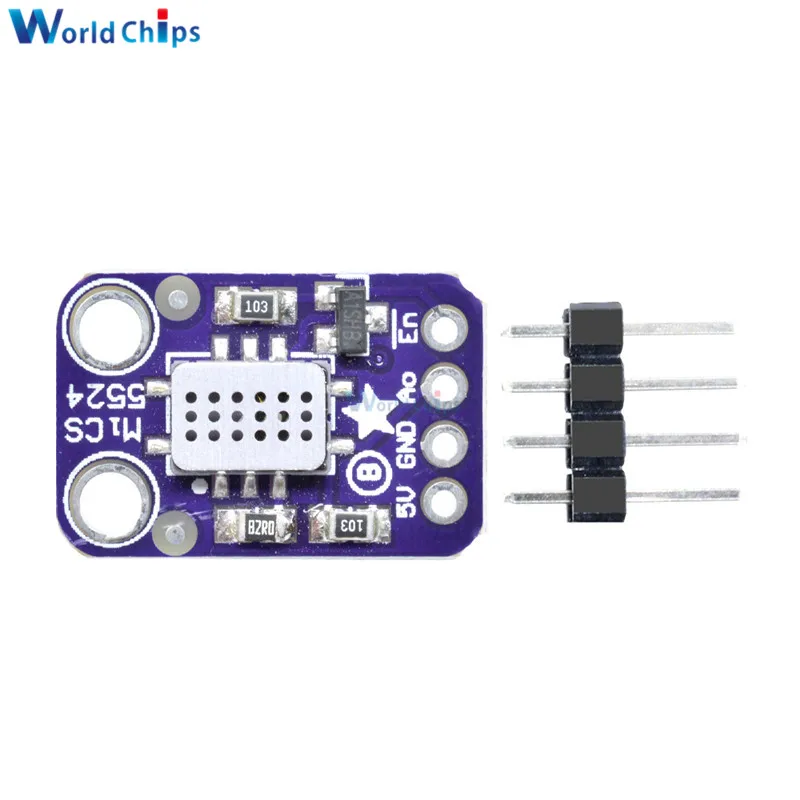 MICS-5524 моноксида углерода водорода метана мониторинга качества воздуха газа сенсор модуль MICS5524 модуль обнаружения 5 В DC
