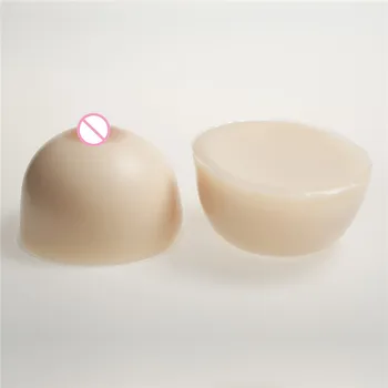 

2800g/Pair Artificial Breast Forms White Silicone Boobs Transvestite Drag Queen Shemale Breasts Bust Enhancer Classic Round