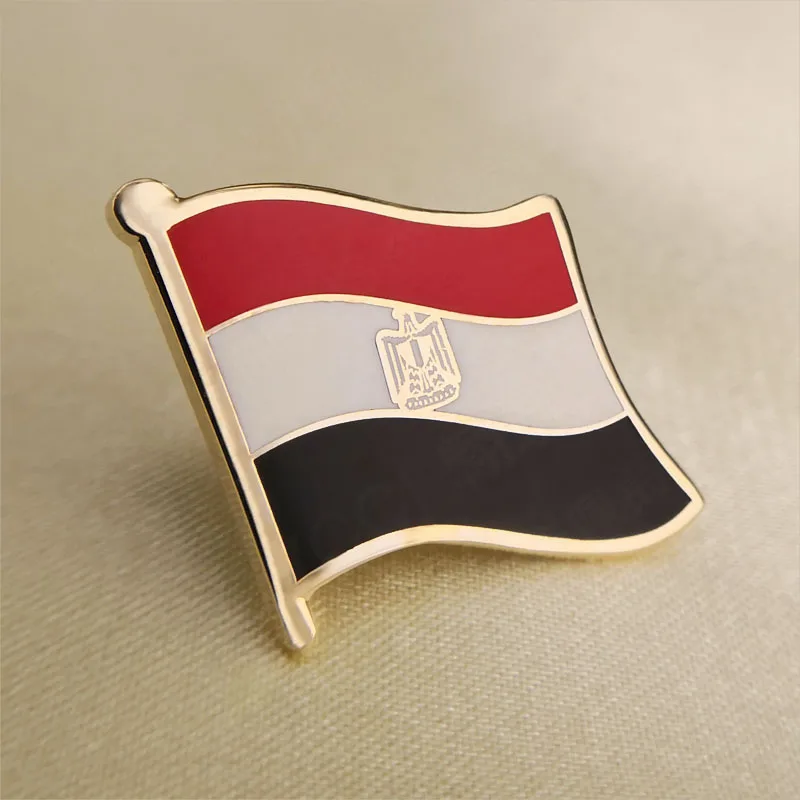 

Soft Enamel Egypt Flag Lapel Pins