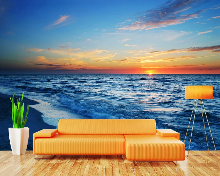 3D photo wallpaper 3D Blue sea waves beach living room bathroom hotel TV sofa background wall bedroom restaurant wallpaper mural 3D photo wallpaper 3D Blue sea waves beach living room bathroom hotel TV sofa background wall bedroom restaurant wallpaper mural