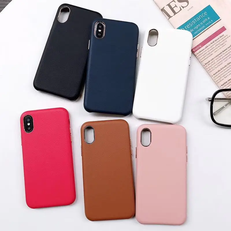 

Luxury Business Leather Phone Case For Iphone XMAX XR XS Back Cover For Iphone6 6S 7 7P 8 8Plus Capa Fundas