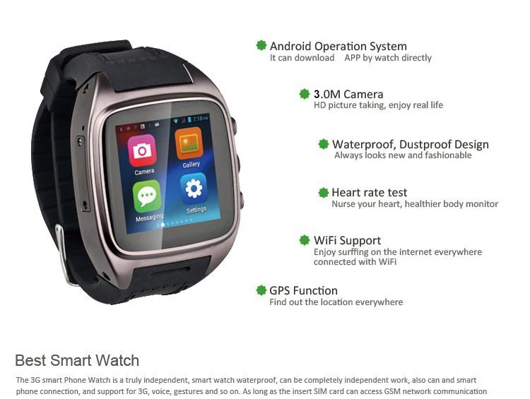 Aliexpress.com : Buy Smart Watch 1.54" SIM+GPS+WiFi