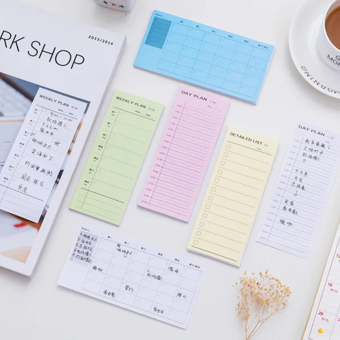

1 Pack New Simple Scrapbooking Daily Schedule Sticker Tab Flags Memo Book Marker Sticky Notes Office Stationery