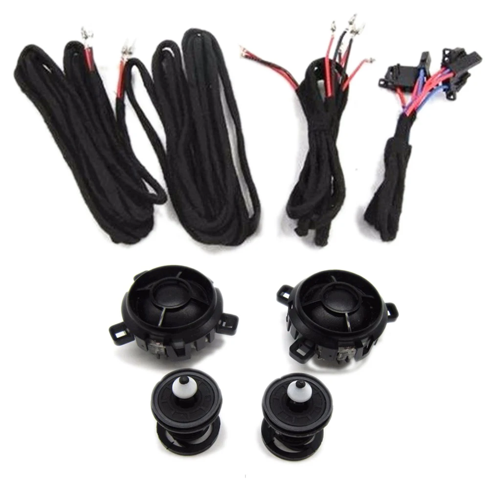 Автомобильная Колонка TUKE OEM Air Corne Haut parleurs твитер + чековый столб кабель для VW Golf Jetta