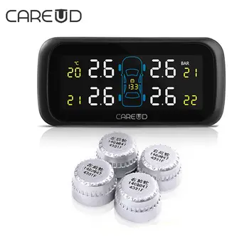 

CARUED Car Tire Pressure Monitoring System U903 TPMS 4PCS Standard External Sensor Tire Pressure Wireless For All Cars Alarm