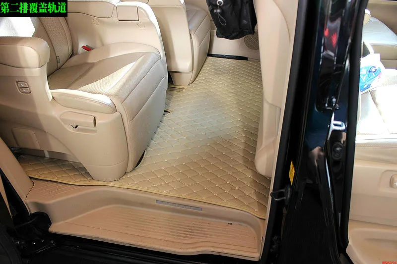 3D роскошный Slush багажник и коврики для ног коврик для Toyota Alphard 2003- левый и правый руль 7/8 сиденья