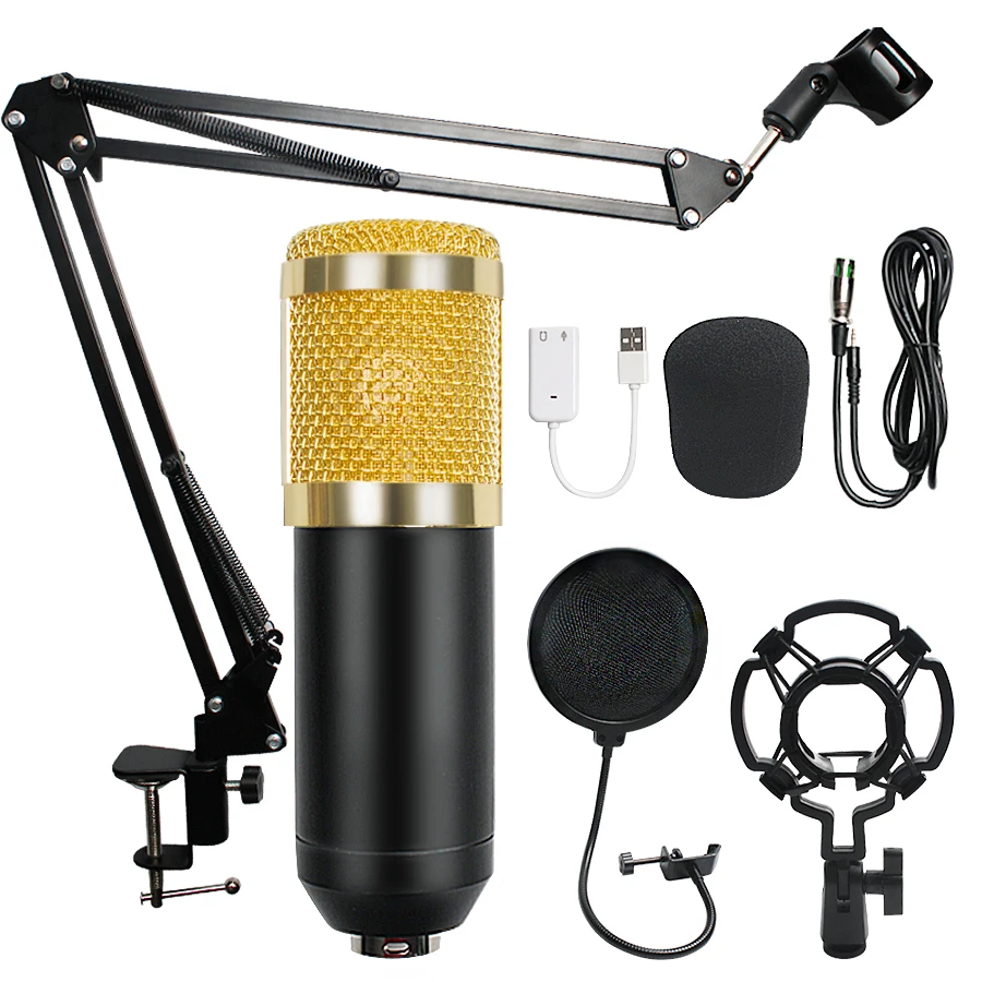 Kopen Goedkoop BM 800 Condensator Audio 3.5mm Wired Studio Microfoon