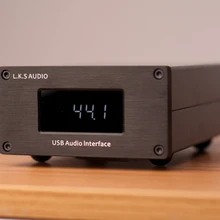 L. K.s аудио USB-100 USB аудио интерфейс Amanero Combo384 программа PCM384/DSD512 ies RJ45 HDMI коаксиальный выход DSD512 с кристеком