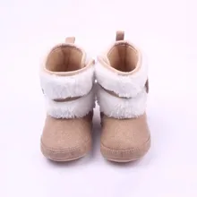 Обувь для девочек Высокие сапоги с бантом детская прогулочная обувь мягкая подошва тёплая обувь из хлопка S2