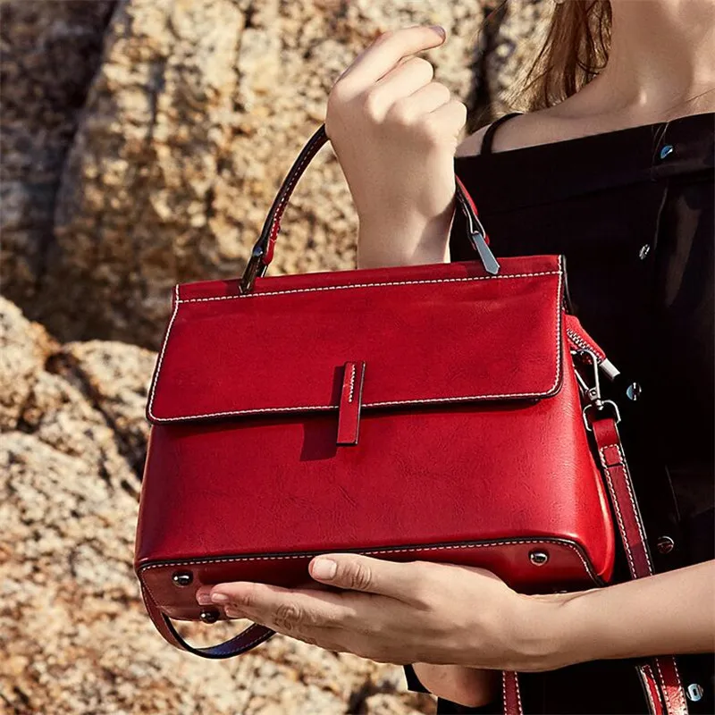

genuine leather bag luxury handbags women bags designer women handbags shoulder messenger bag sac a main femme