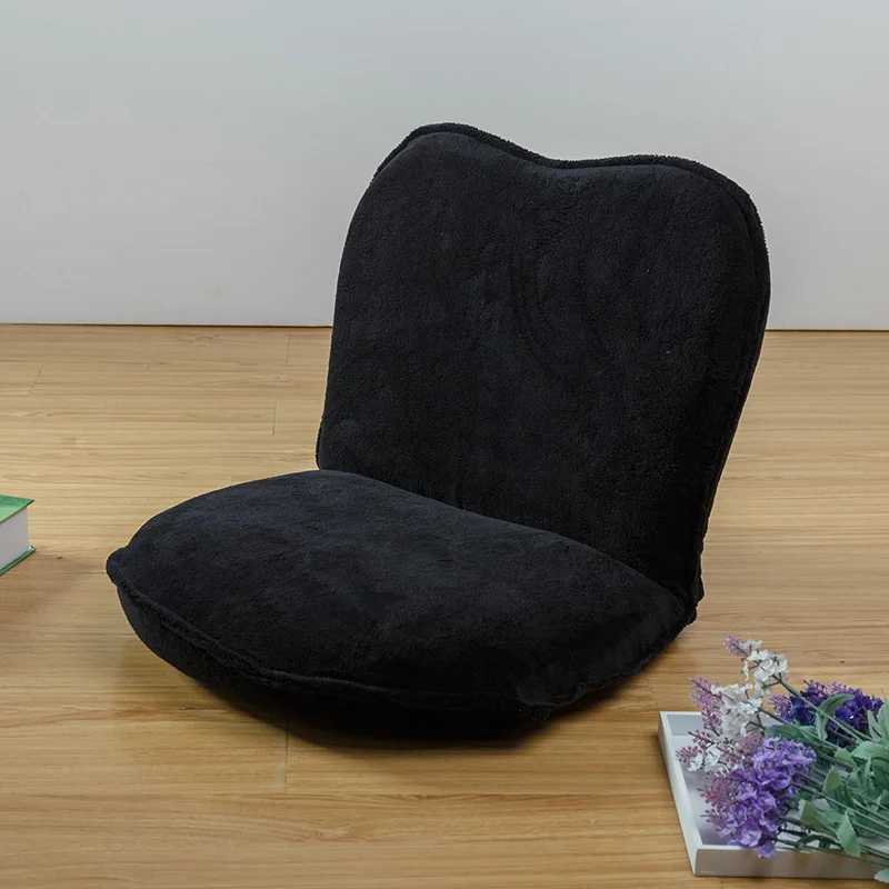 Floor Folding Video Gaming Chair Backrest Adjustable Recliner 6-Position Comfortable Cushioned Back