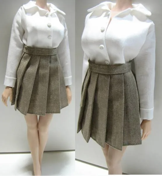 1/6 весы Бизнес костюмы Костюмы плиссированная юбка платье секретарши для 12 дюймов Phicen JIAOUL игрушки куклы