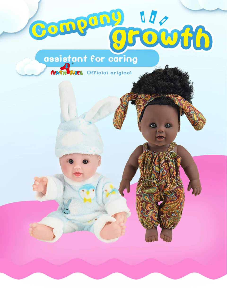 Африканские черные 12 дюймовые куклы для девочек reborn baby boneca corpo inteiro de silicone reborn baby doll реалистичные дети