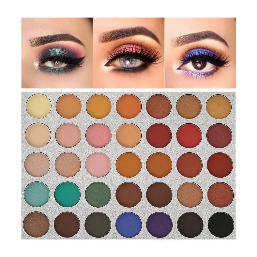 

18 Color Cosmetic Makeup Eyeshadow Palette Matte Professional Eyeshadows Nude Shimmer Eye Shadow Palette Easy To Wear Eyeshadows