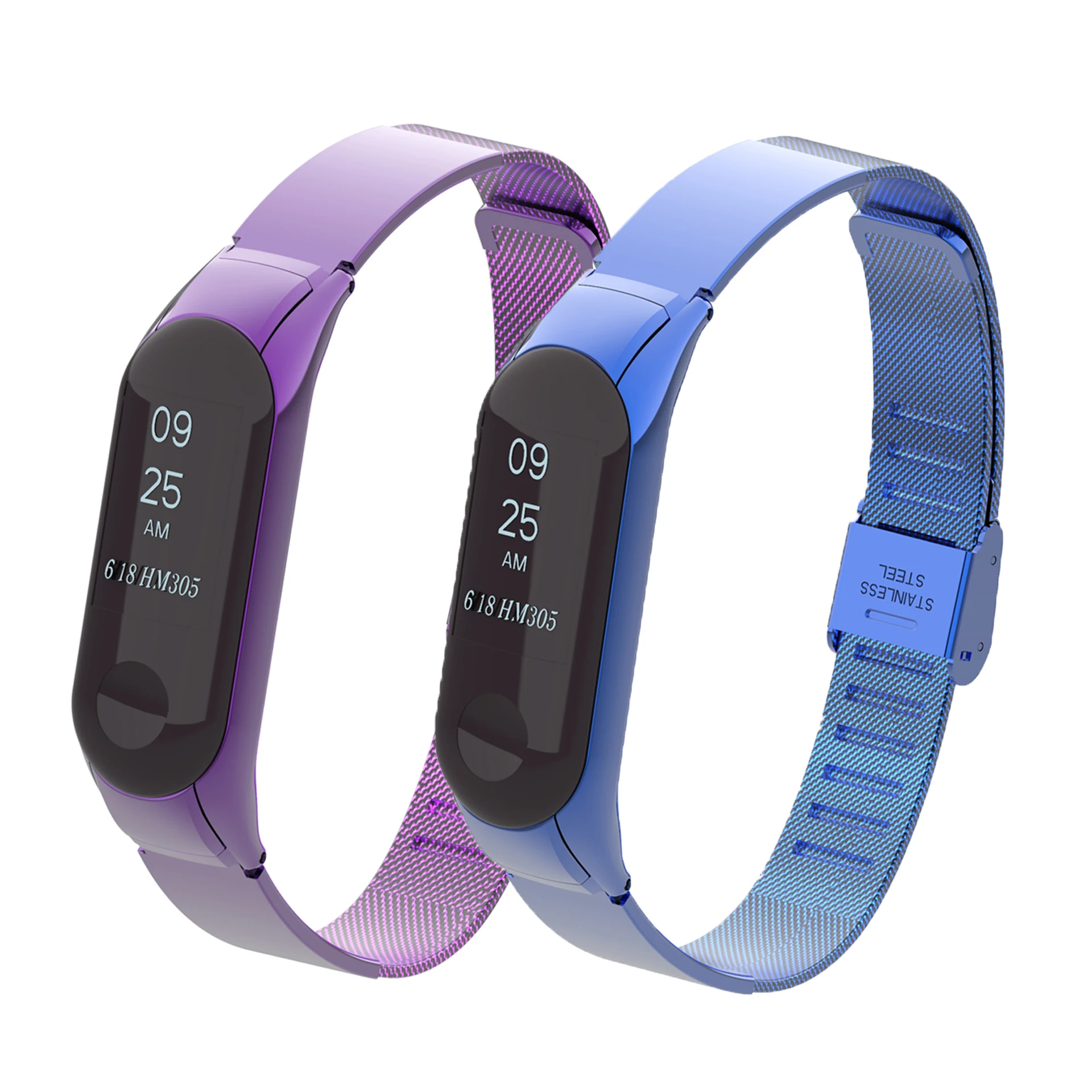 

Colorful Metal Strap for Mi Band 3 Replacement Wrist Strap for Xiaomi Mi Band 3 Smart Bracelet Accessories MiBand 3 Steel Straps