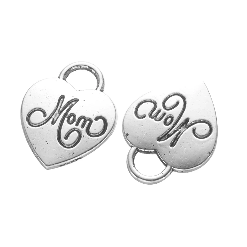 20 шт. подвески в форме сердца для мам и бабушек|pendants for women|heart shape pendantpendants bracelets |