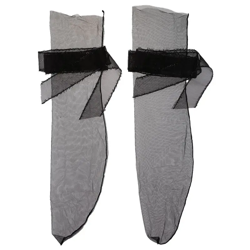 

Women's Bandage Bowknot Mesh Socks Bow tie Popular Thin Sock Sox Female