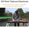 Banc de travail pliable 7 en 1, pour maison et bricolage, plateforme rampante pour voiture, camion à main, Table de travail multifonction ► Photo 3/6