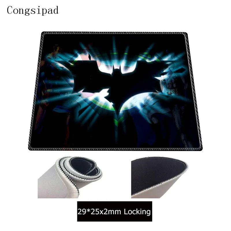  Congsipad Batman Logo Large Gaming Mouse Pad Gamer Locking Edge Keyboard Mouse Mat Speed Desk Table