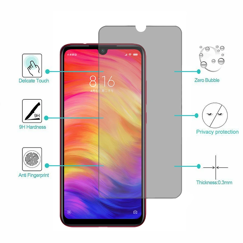 Full Screen Protector Film For Xiaomi Redmi Note 7 K20 Pro Tempered Glass Protective For Xiaomi Mi 9 SE 8 Lite 9T A3 A2 Mix 3