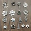 20pcs/lot Flower Charms Antique Silver Color Sunflower Charms Jewelry DIY Daisy Charms For Bracelet Making ► Photo 1/2