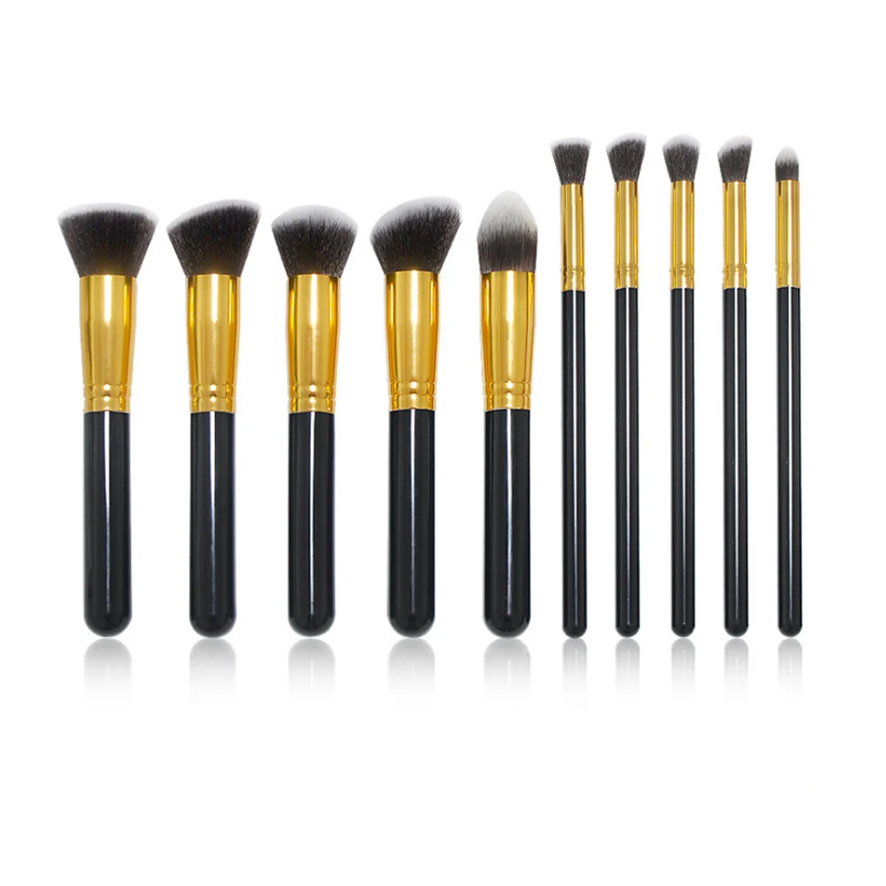 

10 Pcs Makeup Brushes Set Cosmetics Powder Eyeshadow Eyelash Blusher Brush Beauty Tools For Sexy Makeup Tool HB88