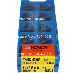 KORLOY TNMG160408-HM PC9030 TNMG332-HM PC9030 10 шт. качество товаров новый оригинальный