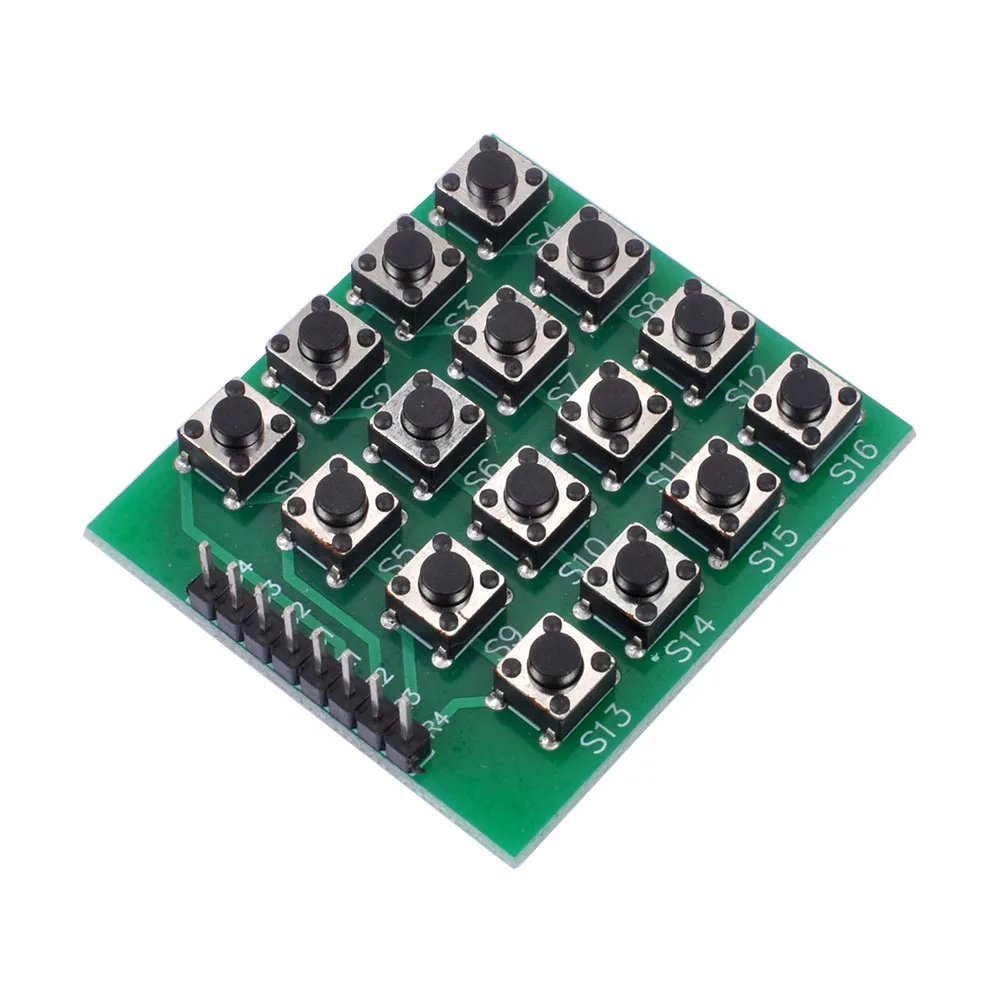 5 шт. 8pin 4x4 4*4 Матрица 16 кнопок клавиатуры макет модуль MCU для arduino Diy Kit #
