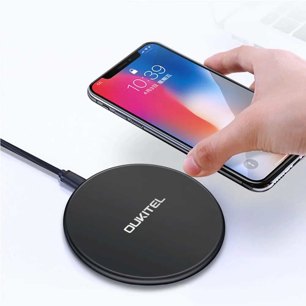 

OUKITEL S1 10W Fast Charging Qi Wireless Charger with Indicator Light For iPhone Galaxy Huawei Xiaomi Qi standard Smartphones