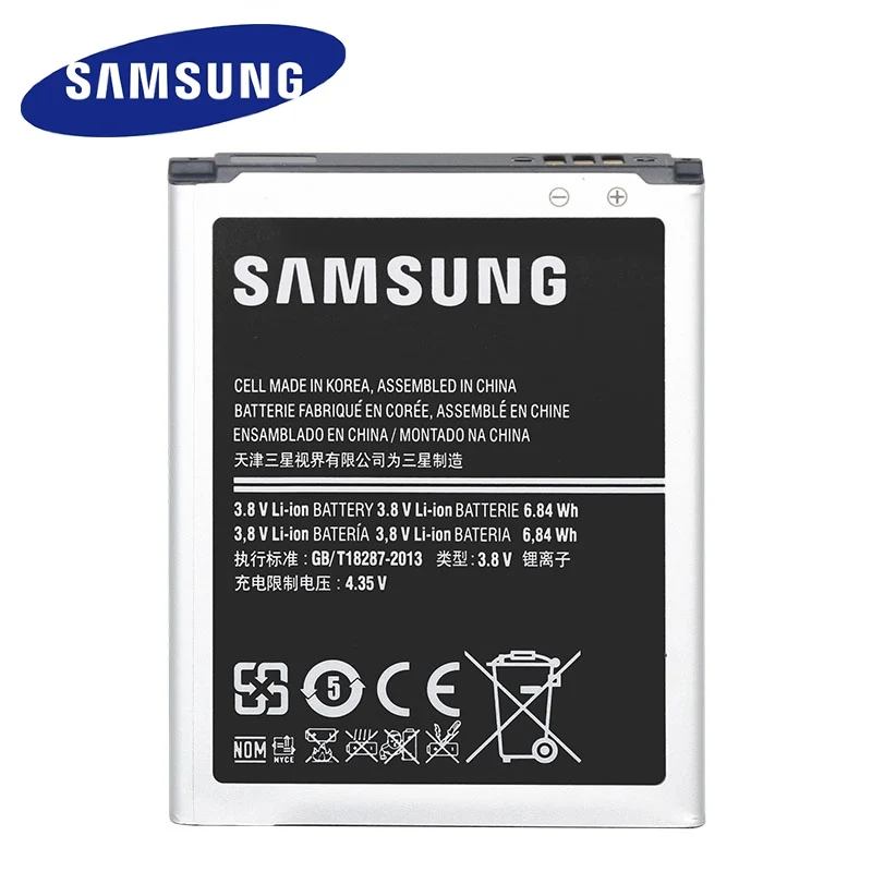 B150AE оригинальный сменный аккумулятор для Samsung Galaxy Core i8260 i8262 Trend 3 G3502 G3508 G350 1800