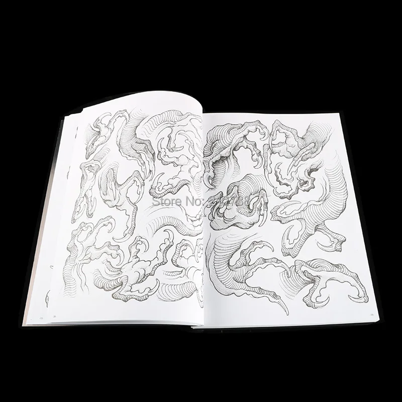 Новые Татуировки когти дракона от Filip Leu тату книга боди-арт шаблон Shipping-B5