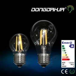 LED E27 накаливания свет A60 220 В 240 Вт 4 Вт 6 Вт EDISON ЛАМПЫ G45 лампа древних сзади винтажные E14 Стекло светодиодные лампочки