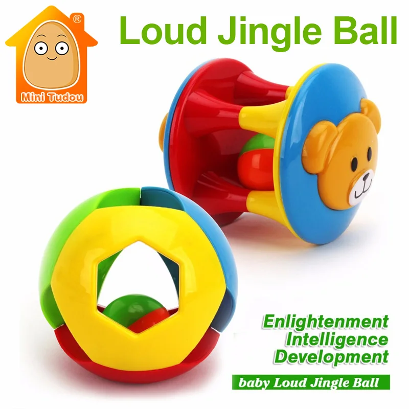 

MiniTudou Educational Baby Toys Fun Little Loud Jingle Ball Develop Intelligence Train Grasping Ability Toy For Toddler Toys