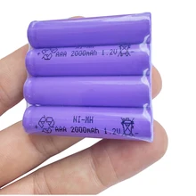 8PCS /LOT JNKXIXI Free Shipping aaa Rechargeable Batteries 2000mAh Ni-MH Rechargeable AAA Battery