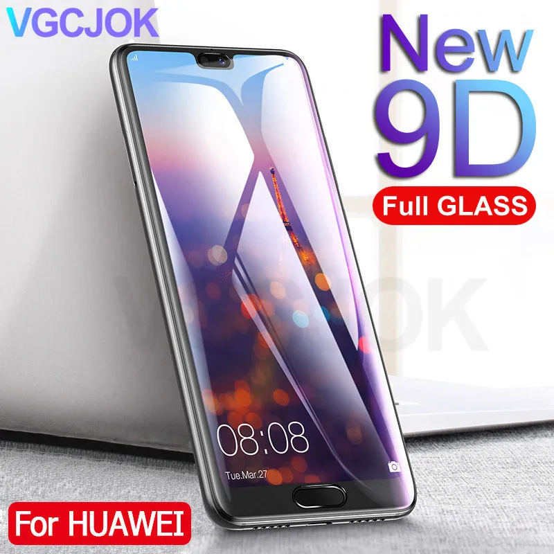

9D Full Cover Tempered Glass For Huawei P20 Pro P10 P20 P30 Lite Screen Protector For Huawei P20 P10 Plus P30 P Smart Glass Film